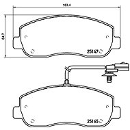 BREMBO Brake pad set P 68 062 - Brake Pads