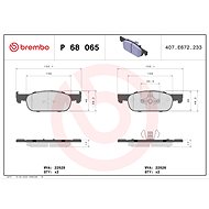 BREMBO Brake pad set P 68 065 - Brake Pads