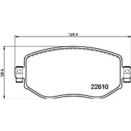 BREMBO Brake pad set P 68 068 - Brake Pads