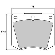BREMBO Brake pad set P 69 001 - Brake Pads