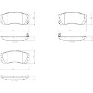 BREMBO Brake pad set P 78 007 - Brake Pads