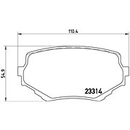 BREMBO Brake pad set P 79 009 - Brake Pads