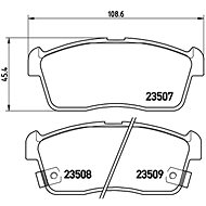 BREMBO Brake pad set P 79 012 - Brake Pads