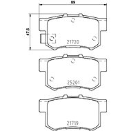 BREMBO Brake pad set P 79 027 - Brake Pads