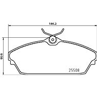 BREMBO Brake pad set P 82 003 - Brake Pads