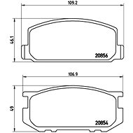 BREMBO Brake pad set P 83 005 - Brake Pads