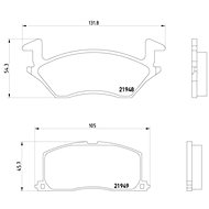 BREMBO Brake pad set P 83 022 - Brake Pads