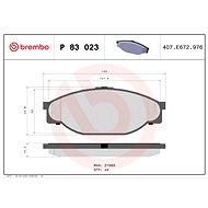 BREMBO Brake pad set P 83 023 - Brake Pads