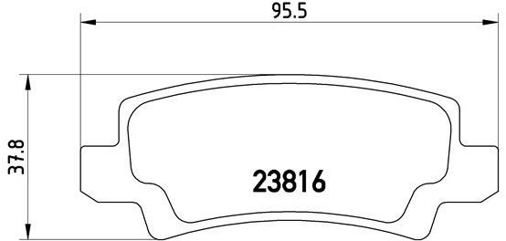 BREMBO Brake pad set P 83 065 - Brake Pads