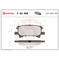 BREMBO Brake pad set P 83 068 - Brake Pads
