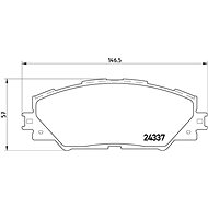 BREMBO Brake pad set P 83 071 - Brake Pads