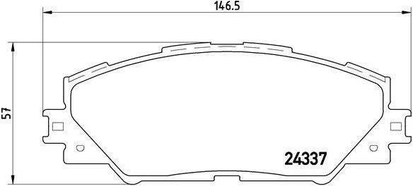 BREMBO Brake pads P 83 071X - Brake Pads