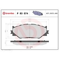BREMBO Brake pad set P 83 074 - Brake Pads