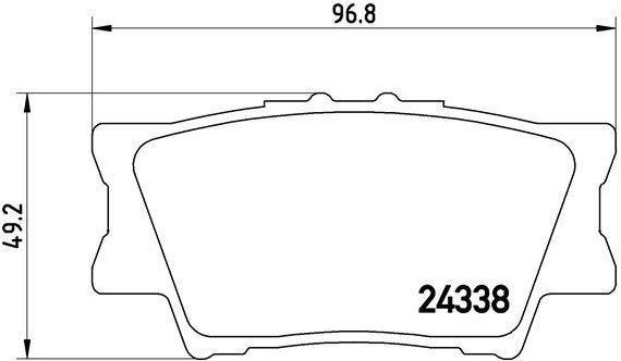 BREMBO Brake pad set P 83 089 - Brake Pads