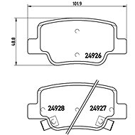 BREMBO Brake pad set P 83 114 - Brake Pads