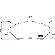 BREMBO Brake pads P 83 117X - Brake Pads