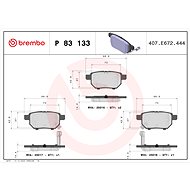 BREMBO Brake pad set P 83 133 - Brake Pads