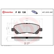 BREMBO Brake pad set P 83 138 - Brake Pads
