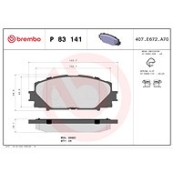 BREMBO Brake pad set P 83 141 - Brake Pads