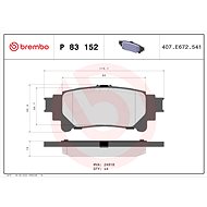 BREMBO Brake pad set P 83 152 - Brake Pads