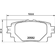BREMBO Brake pad set P 83 174 - Brake Pads