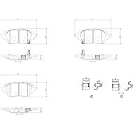BREMBO Brake pad set P 83 178 - Brake Pads
