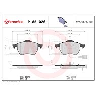 BREMBO Brake pad set P 85 026 - Brake Pads