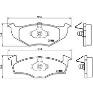 BREMBO Brake pad set P 85 030 - Brake Pads