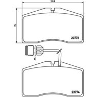 BREMBO Brake pad set P 85 053 - Brake Pads