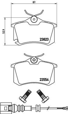 BREMBO Brake pad set P 85 066 - Brake Pads