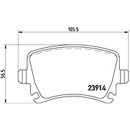 BREMBO Brake pad set P 85 073X - Brake Pads