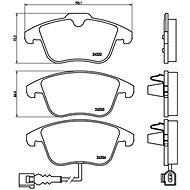 BREMBO Brake pad set P 85 112X - Brake Pads