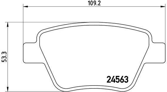 BREMBO Brake pad set P 85 114X - Brake Pads