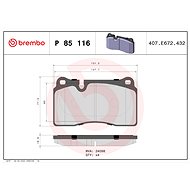 BREMBO Brake pad set P 85 116 - Brake Pads