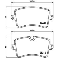 BREMBO Brake pads P 85 118X - Brake Pads