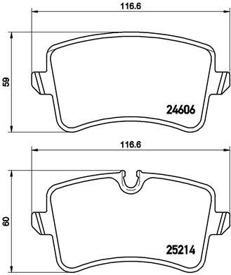 BREMBO Brake pad set P 85 120 - Brake Pads