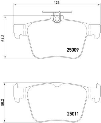 BREMBO Brake pad set P 85 124 - Brake Pads