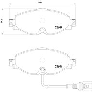 BREMBO Brake pad set P 85 126 - Brake Pads