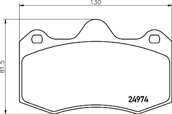 BREMBO Brake pad set P 85 134 - Brake Pads