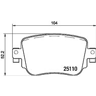 BREMBO Brake pad set P 85 135 - Brake Pads