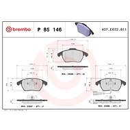 BREMBO Brake pad set P 85 146X - Brake Pads