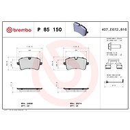 BREMBO Brake pad set P 85 150X - Brake Pads