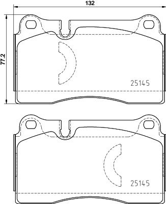 BREMBO Brake pad set P 85 159 - Brake Pads
