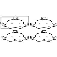 BREMBO Brake pad set P 85 160X - Brake Pads