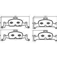 BREMBO Brake pad set P 85 164X - Brake Pads