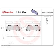 BREMBO Brake pad set P 85 170 - Brake Pads