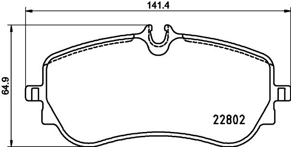 BREMBO Brake pad set P 85 172 - Brake Pads