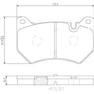 BREMBO Brake pad set P 85 177 - Brake Pads