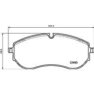 BREMBO Brake pad set P 85 179 - Brake Pads
