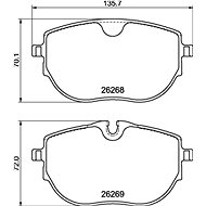 BREMBO Brake pad set P 85 187 - Brake Pads